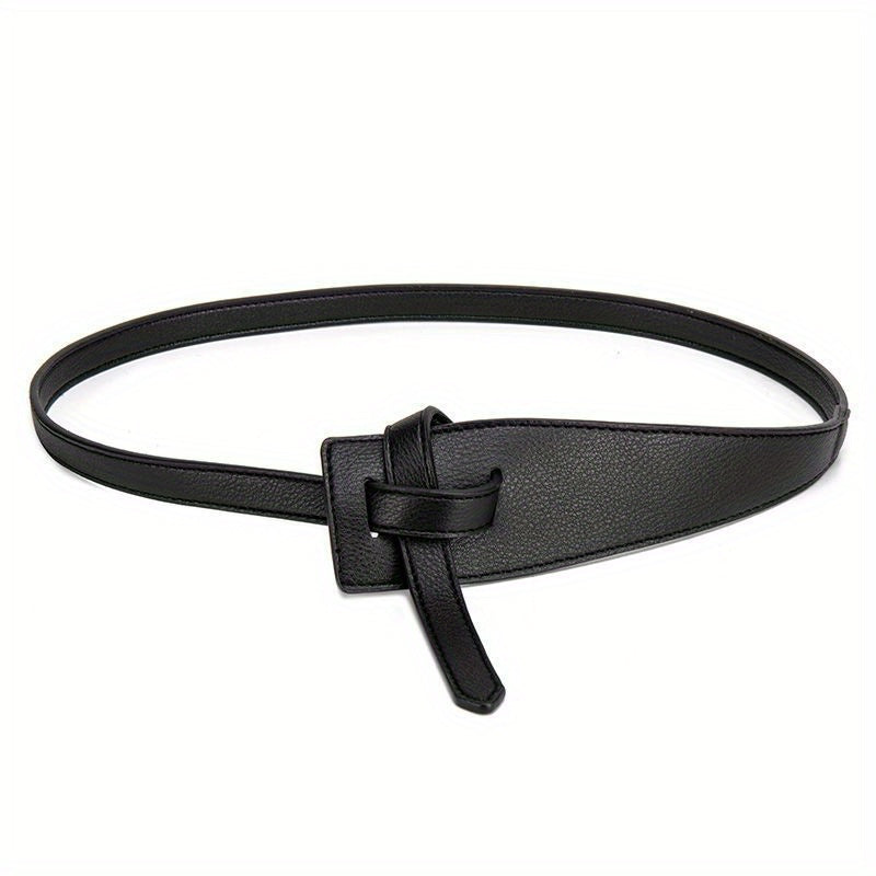 1pc Women’s Fashion Belt - Elegant Knotted Design,, Adjustable Length