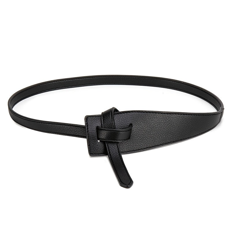 1pc Women’s Fashion Belt - Elegant Knotted Design,, Adjustable Length