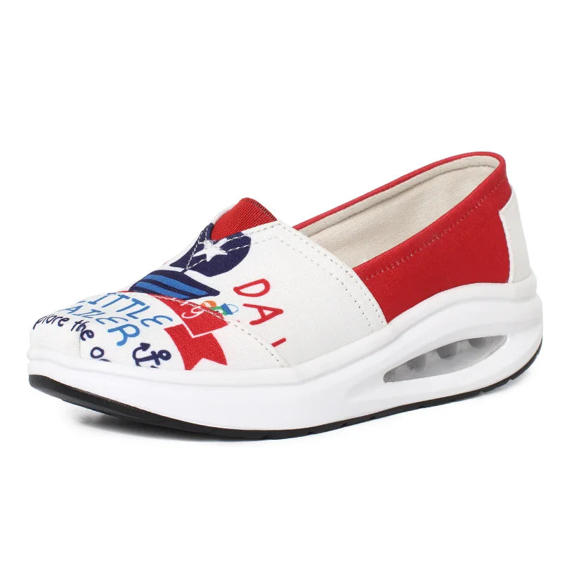 Women’s Canvas Sneakers Breathable Comfortable Casual Loafers