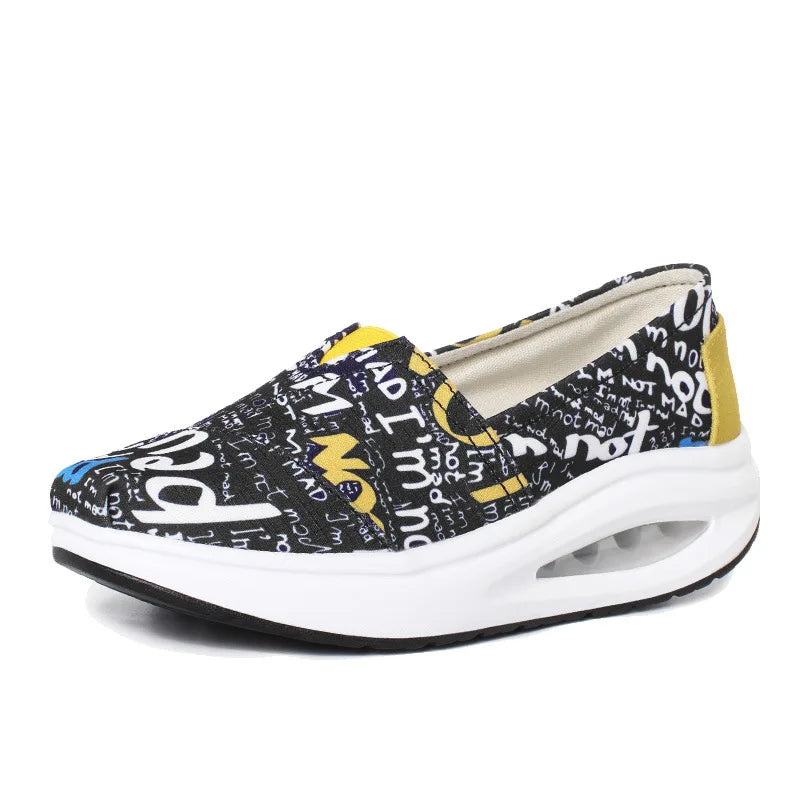 Women’s Canvas Sneakers Breathable Comfortable Casual Loafers