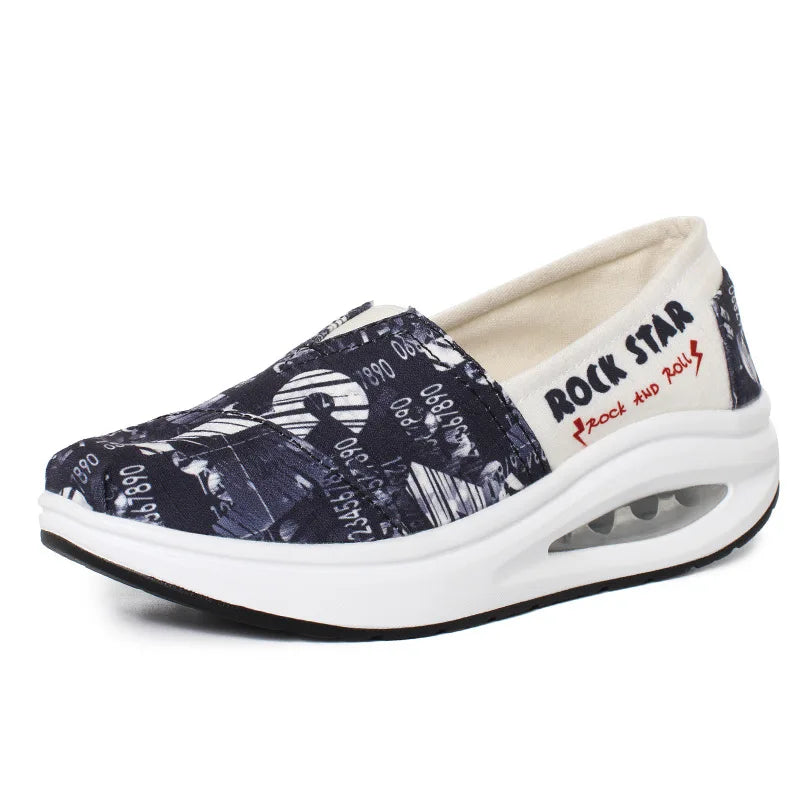 Women’s Canvas Sneakers Breathable Comfortable Casual Loafers