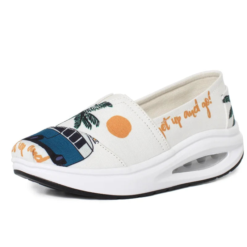 Women’s Canvas Sneakers Breathable Comfortable Casual Loafers