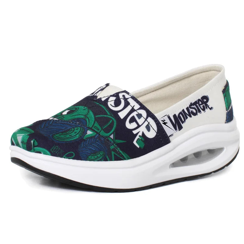 Women’s Canvas Sneakers Breathable Comfortable Casual Loafers