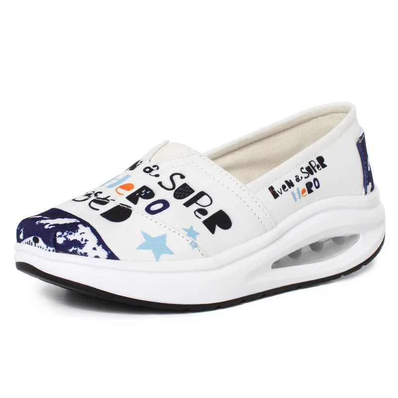 Women’s Canvas Sneakers Breathable Comfortable Casual Loafers