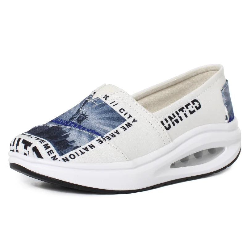 Women’s Canvas Sneakers Breathable Comfortable Casual Loafers