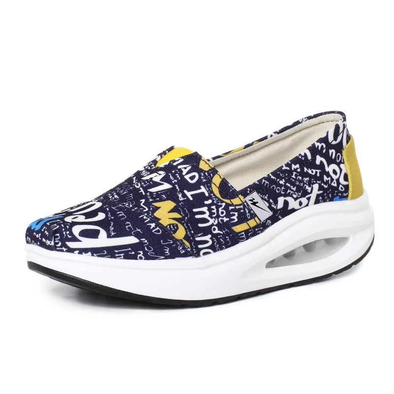 Women’s Canvas Sneakers Breathable Comfortable Casual Loafers