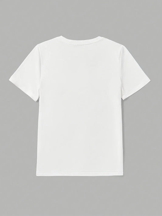 Women's Casual Short Sleeve T-Shirt with Black Bow Graphic Print Relaxed Fit Round Neck Soft Summer Ladies Tshirts Clothing