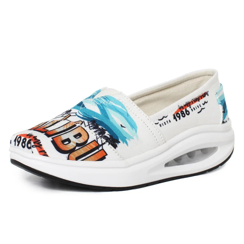 Women’s Canvas Sneakers Breathable Comfortable Casual Loafers