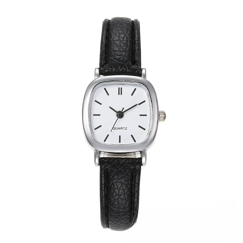 Casual Watch For Women Fashion Leather Watches Antique Simple Ladies Quartz Wristwatches Female Clock Gift Reloj Mujer
