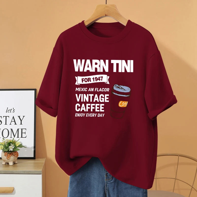 Harajuku Women cotton T Shirt  Couple Tee oversized t shirt  y2k top Sleeve Shirt Fashion Loose cotton Tops graphic t shirts