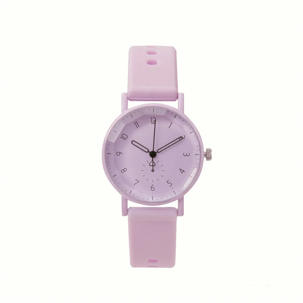 Pink Digital Simple Women Dresses Brand Watches Fashion 2023 New Casual Silicone Strap Ladies Quartz Watche Gift Clock