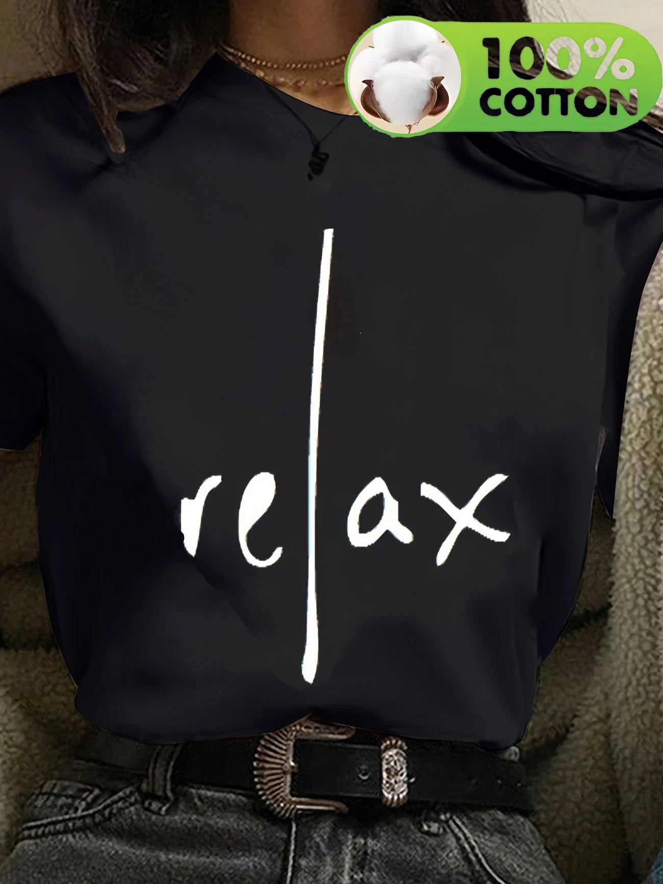 Casual 100% Cotton Relax Print Streetwear T-Shirts Female T Shirts Egirl Korean Fashion Graphic Tees Tops Women Clothing