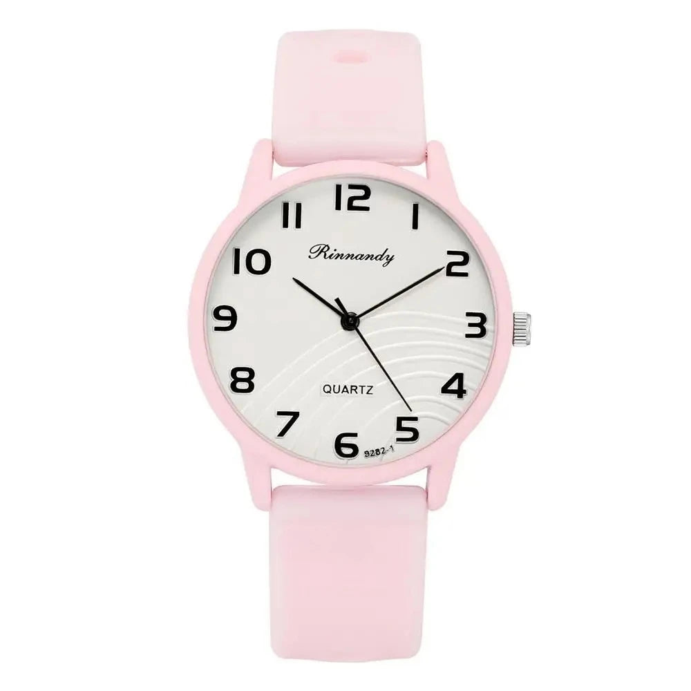 Fashion Arabic Dial Women Watches Simple Silicone Band Ladies Quartz Watch Sports Ladies Clock Wristwatches