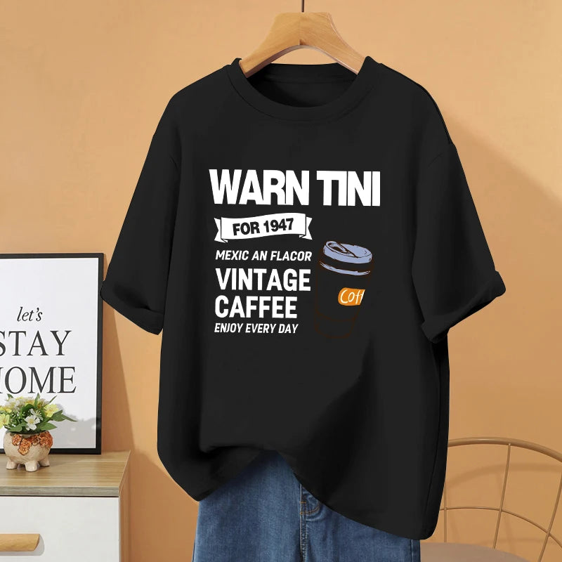 Harajuku Women cotton T Shirt  Couple Tee oversized t shirt  y2k top Sleeve Shirt Fashion Loose cotton Tops graphic t shirts