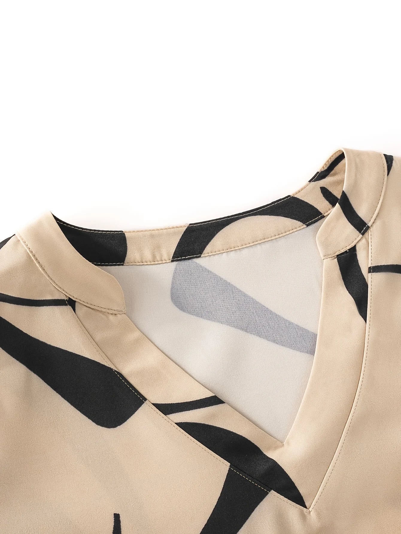 Women's Autumn and Winter Long Sleeve Shirt Notch Collar All-Over Print Shirt Top