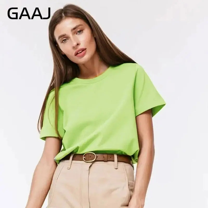 3XL 4XL 100% Cotton Women's T shirt ,Oversized Casual Solid Tees,Short Sleeve Summer Top,Plain Streetwear Quality Basic Clothing