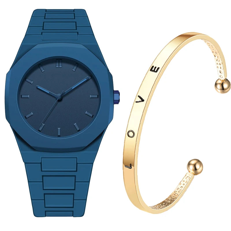 New Men's and Women's Watch Creative Simple Quartz Watch Silicone Band Fashionable Sports Wristwatch Clock Gift for man Ladies