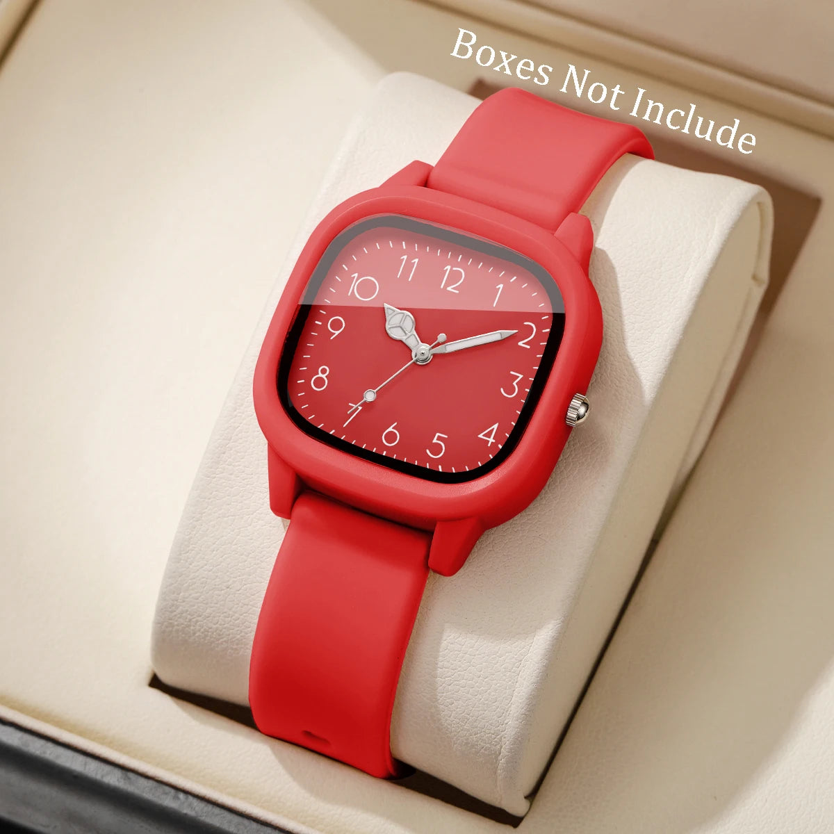 Fashion Square Women Watches Casual Silicone Band Quartz Wristwatch for Girls Clock Reloj Mujer