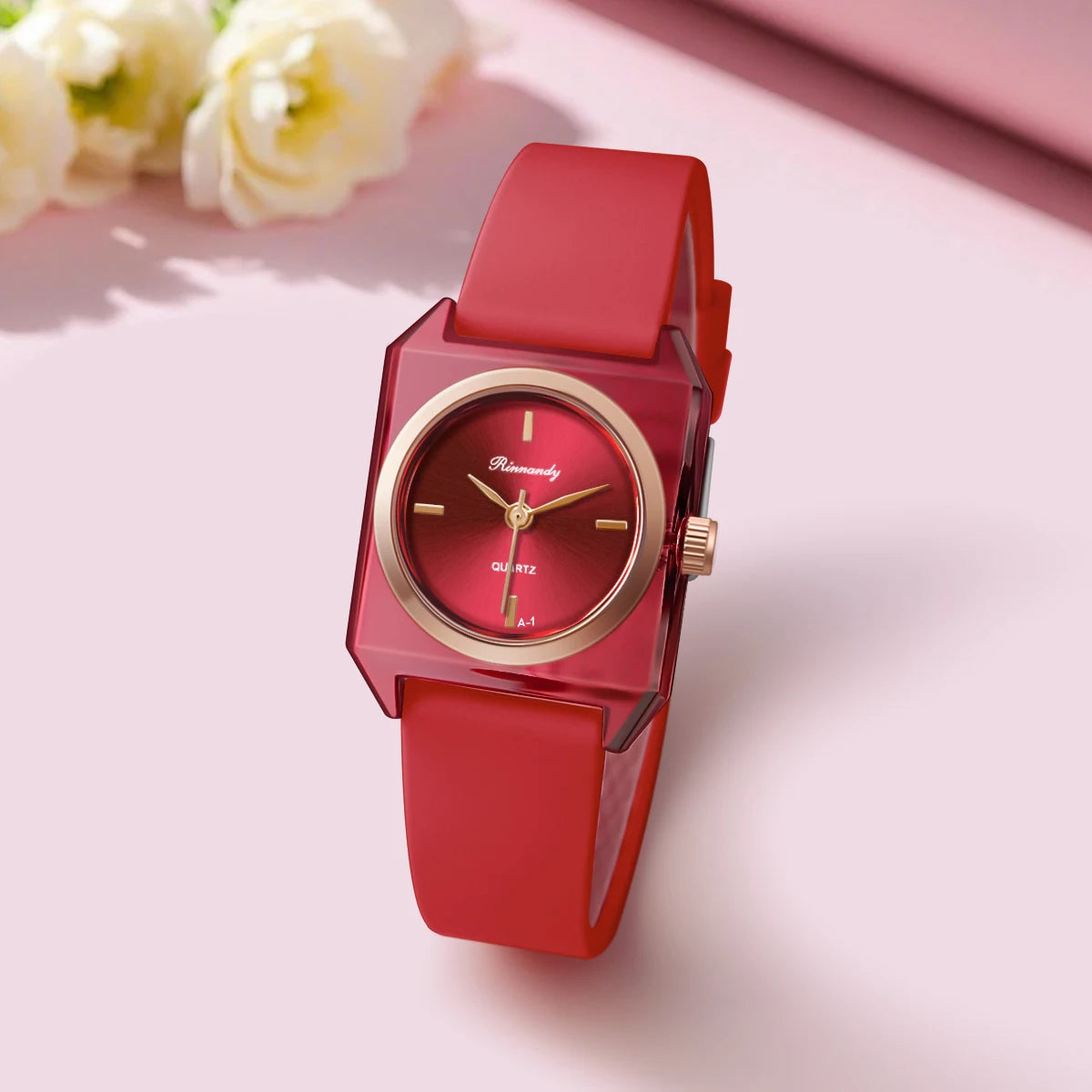 Simple Women‘s Watch Silicone Strap Watches Women Quartz Clock Ladies Wristwatch Christmas Festival Gift Valentine's Day