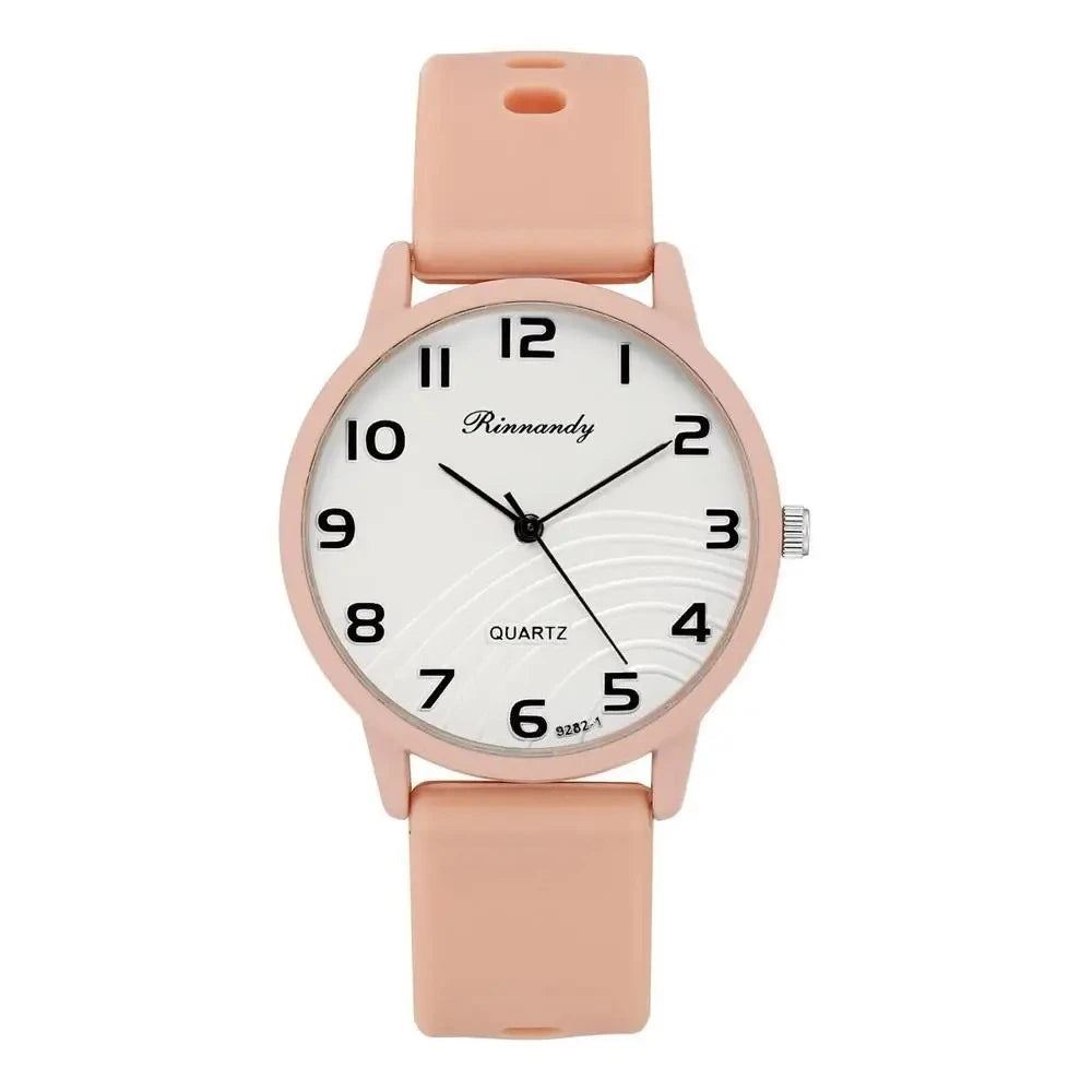 Fashion Arabic Dial Women Watches Simple Silicone Band Ladies Quartz Watch Sports Ladies Clock Wristwatches