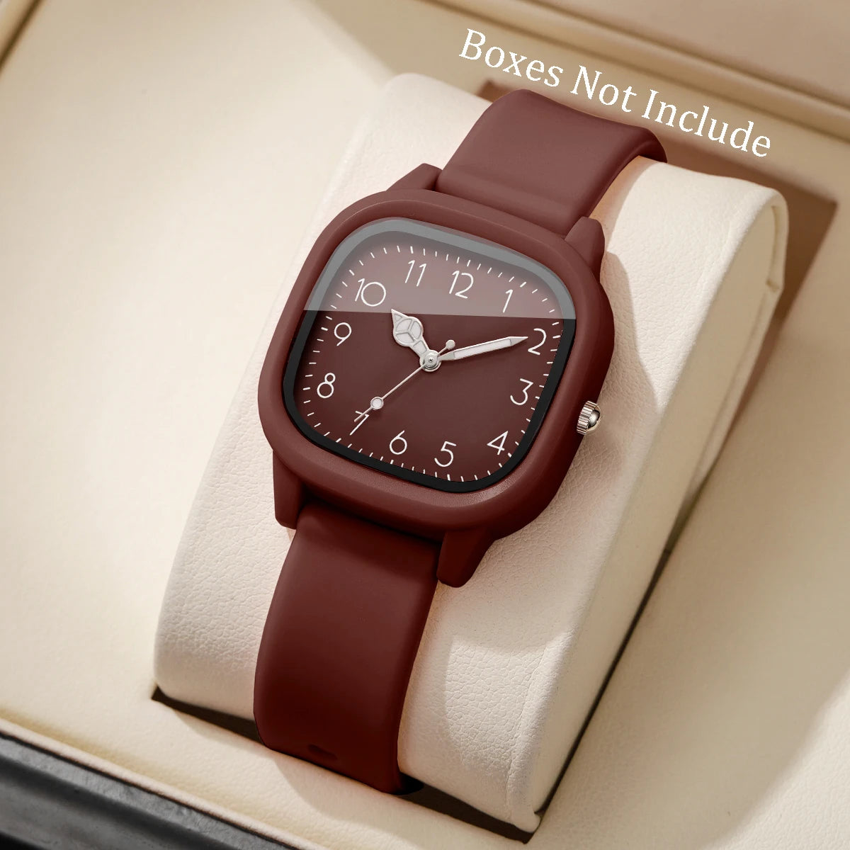 Fashion Square Women Watches Casual Silicone Band Quartz Wristwatch for Girls Clock Reloj Mujer