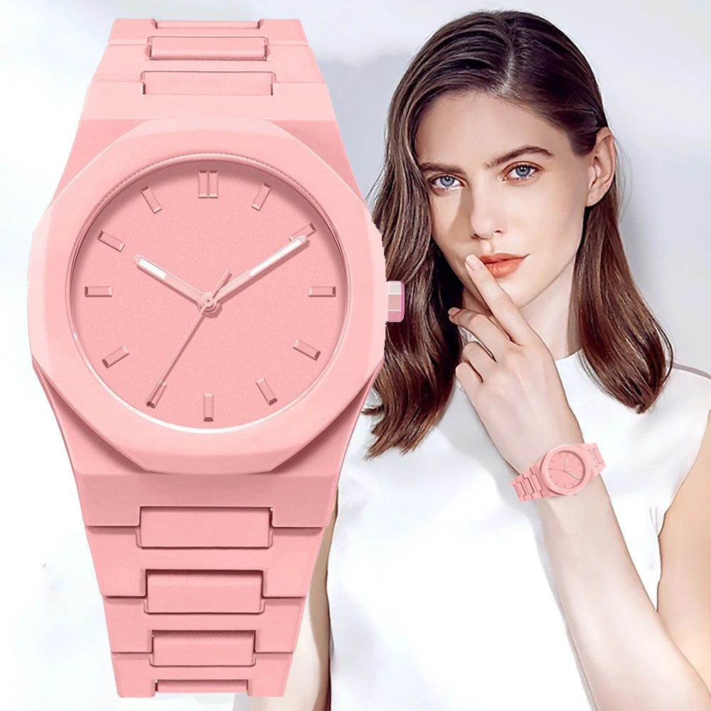New Men's and Women's Watch Creative Simple Quartz Watch Silicone Band Fashionable Sports Wristwatch Clock Gift for man Ladies