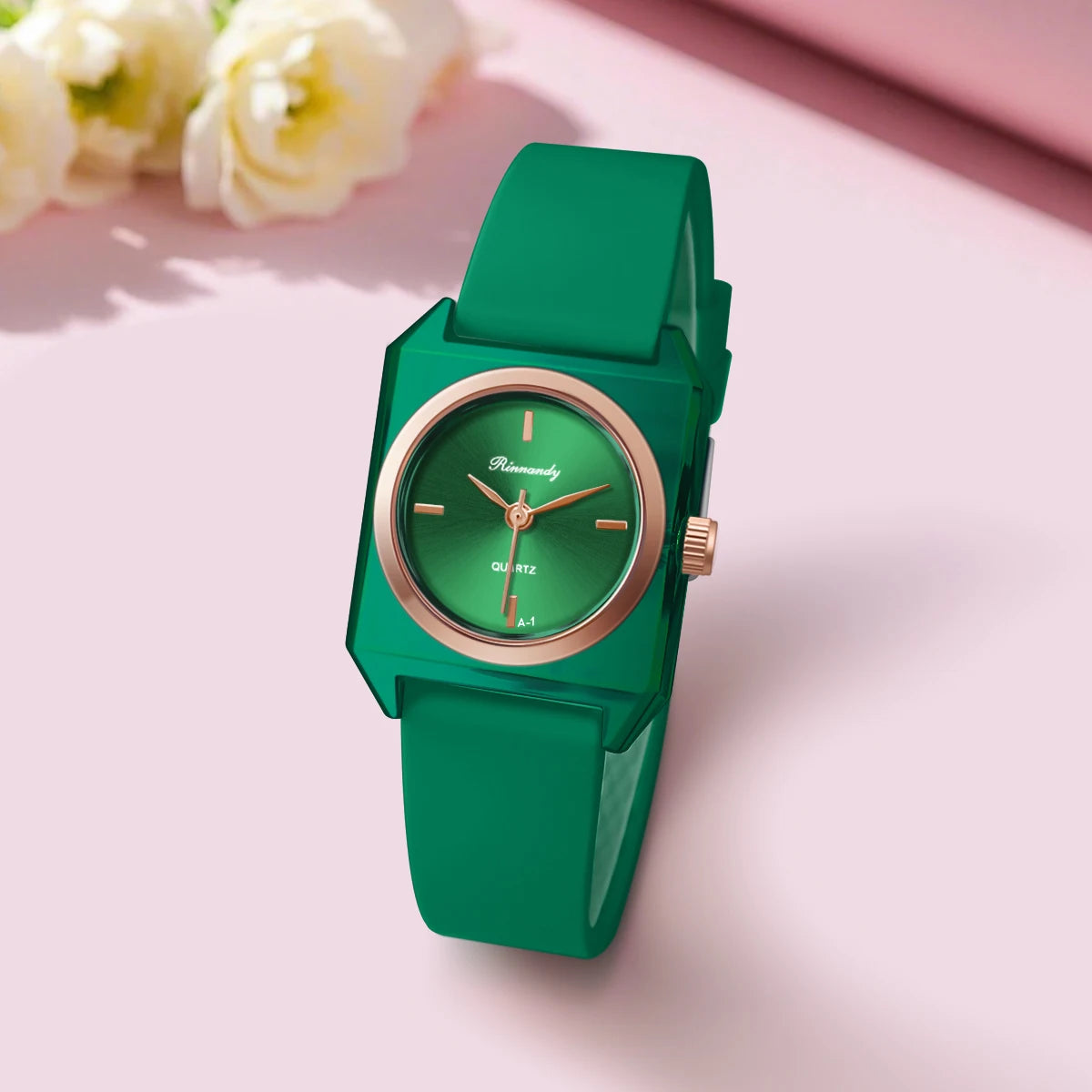 Simple Women‘s Watch Silicone Strap Watches Women Quartz Clock Ladies Wristwatch Christmas Festival Gift Valentine's Day