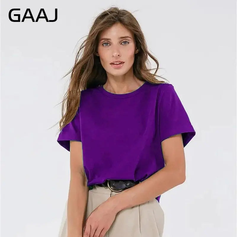 3XL 4XL 100% Cotton Women's T shirt ,Oversized Casual Solid Tees,Short Sleeve Summer Top,Plain Streetwear Quality Basic Clothing