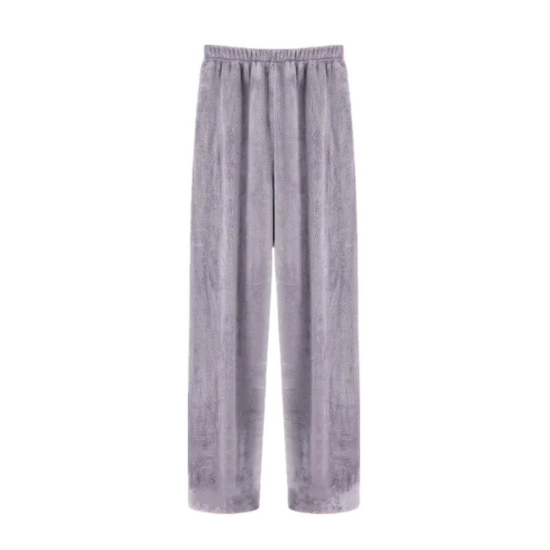 Adorable Sweet Warm Coral Fce Women's Home Clothes Set Autumn Winter Lazy Person's Spwear Long Sve round Ne Two-Pi...