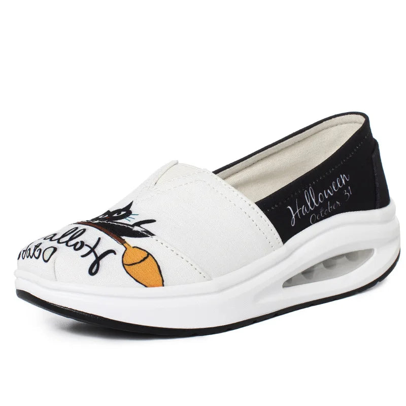 Women’s Canvas Sneakers Breathable Comfortable Casual Loafers